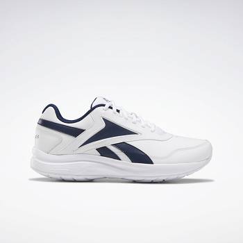 Reebok Walk Ultra 7 DMX MAX Biele / Tmavomodre - Panske Vychádzková Obuv